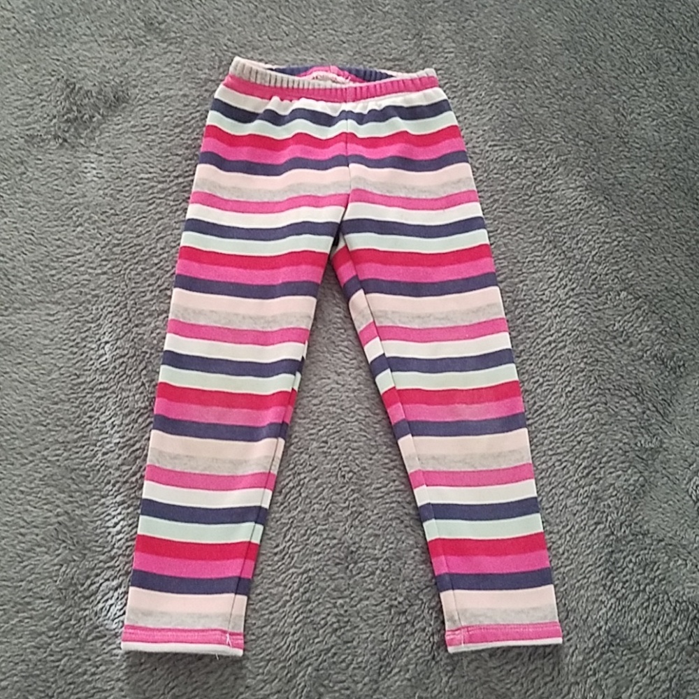 Girls Okie Dokie Fleece Lined Leggings